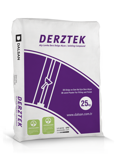 DERZTEK Derz Dolgu Alçısı 25 kg DERZTEK Derz Dolgu Alçısı 25 kg